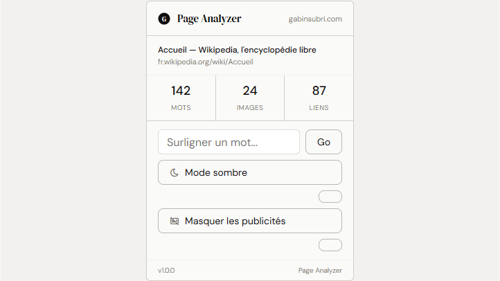 Page Analyzer